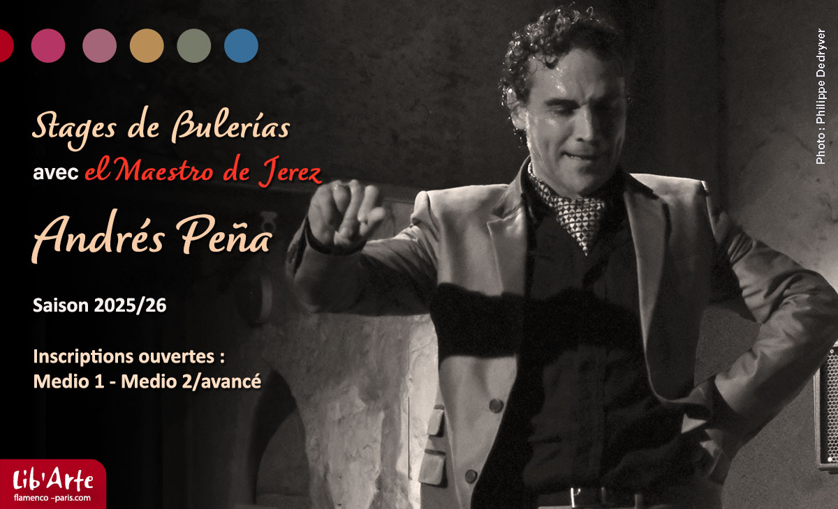 Stages de Flamenco à Paris : Bulerias avec Andrés Peña Stages de Flamenco à Paris : Bulerias avec Andrés Peña